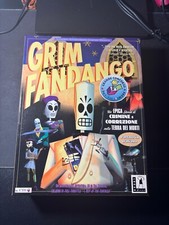 Grim Fandango gioco PC big box italiano, windows 95/98 CD rom