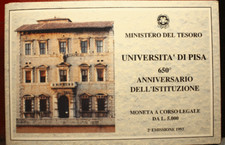 NL* ITALIA 5000 LIRE argento