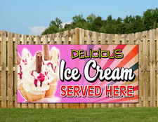 BANNER PVC ALIMENTI GELATO -