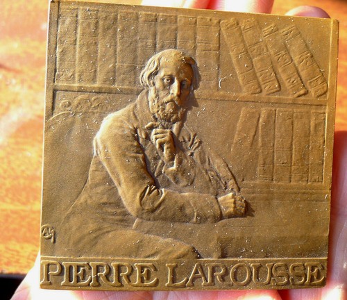 Placca medaglia bronzo - medaglia, pierre