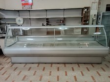 BANCO SALUMI EUROCRYOR 3 MT COLORE ACCIAIO COMPRESO DI MOTORE APERTURA FRONTALE