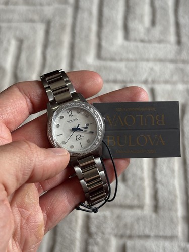 Bulova swaroski nuovo 96m158 - swaroski,