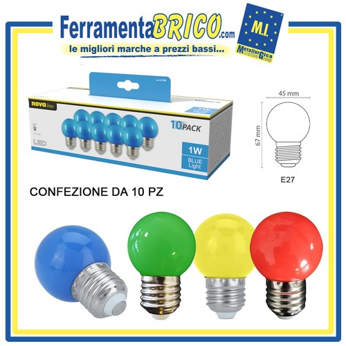 Lampadina led e27 colorata - lampadina,