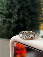 ANELLO YSL VINTAGE ARGENTO