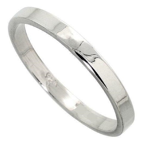 3mm uomo donna argento - 3mm,