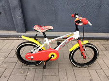 BICI BIMBO LOMBARDO BRERA 16" COLORE NERO / ROSSO 4-8 anni