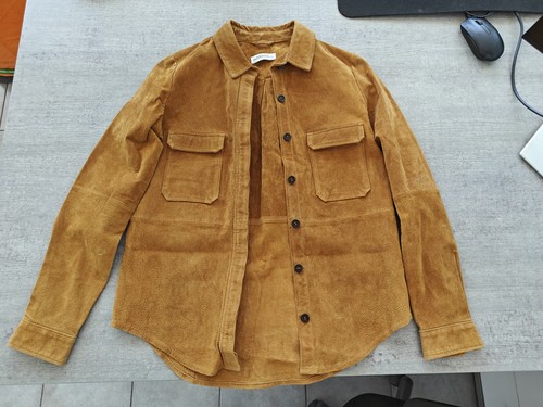Giacca camicia zara pelle - giacca-camicia,