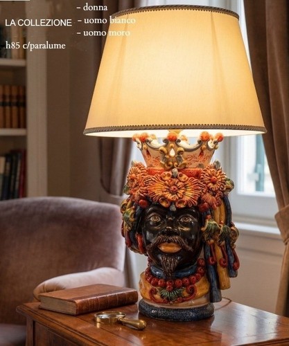 Lampada tavolo testa di - tavolo,