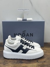 Hogan H-stripes  H Spezzata Pelle Bianca Memory Foam Scarpa Hogan Uomo 42