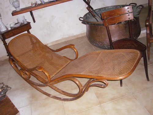 Chaise longue dondolo thonet - chaise,