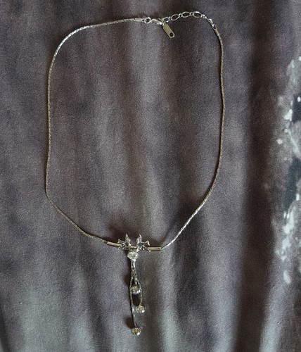 Collana rondine strass - collana,