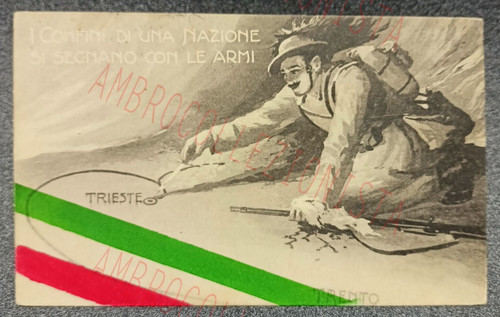 Cartolina postale bersagliere - cartolina,