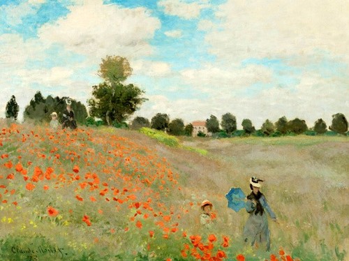Quadro claude monet - claude, papaveri