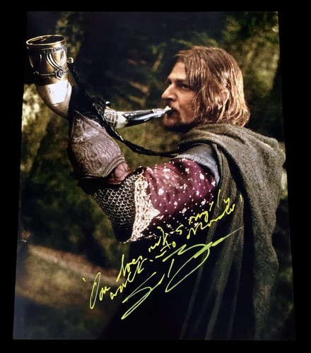 Signed sean bean 14x11 photo - sean,