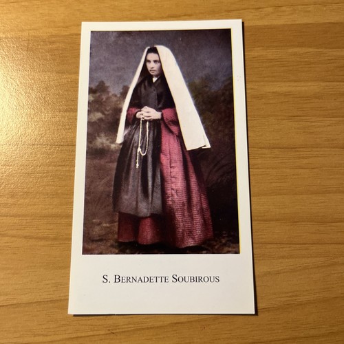 Figurina santino con preghiera - santino,