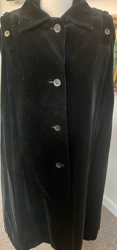 Mantello velluto nero - mantello,