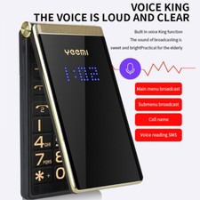 Orologio cellulare sbloccato flip phone grande schermo business uomo doppia sim 2G