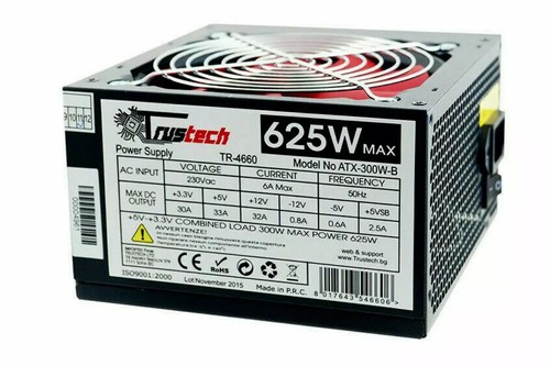 Alimentatore 625w watt ventola - watt,