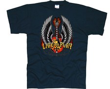 Maglietta Chitarra Rock Heavy