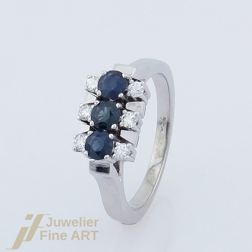 Anello zaffiro con - 3, zaffiri