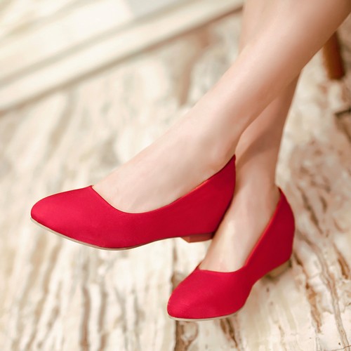 Ballerine donna raso punta - raso, a