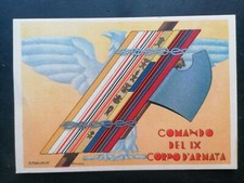 CARTOLINA 9° CORPO D'ARMATA