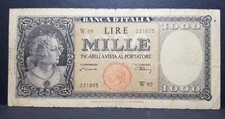 Banconota 1000 Lire Testina R3