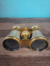 Antico binocolo edoardiano Colmont Paris madreperla occhiali opera