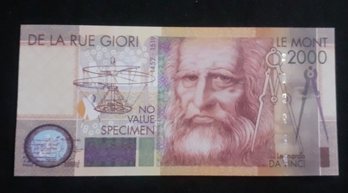 Banconota souvenir rue - souvenir, de