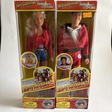 Bambole Baywatch 1997 C.J. Parker e tenente Mitch Buchannon vintage nuovi imballati