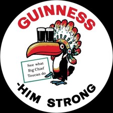 Tucano capo birra Guinness -