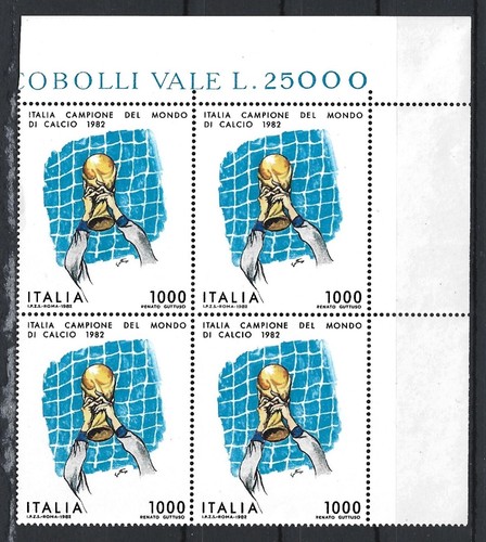 1982 italia quartina - quartina, calcio