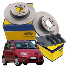 Kit Dischi Freno E Pastiglie Magneti Marelli Fiat Panda 2 169 1.1 1.2 Dal 2003