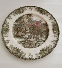 Piatto Johnson Bros Made in England THE FRIENDLY VILLAGE - THE LILY POND-VINTAGE