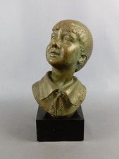 Bronze Statue Child Bust