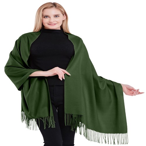 Sciarpa pashmina scialle verde