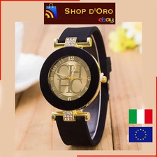 Orologio Donna Nero e Oro con