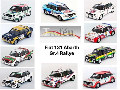 Trofeu diecast fiat 131 - diecast,