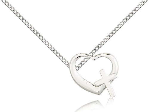 Collana croce argento - collana, in