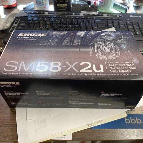 Shure sm58 x2u - shure, sm58+x2u