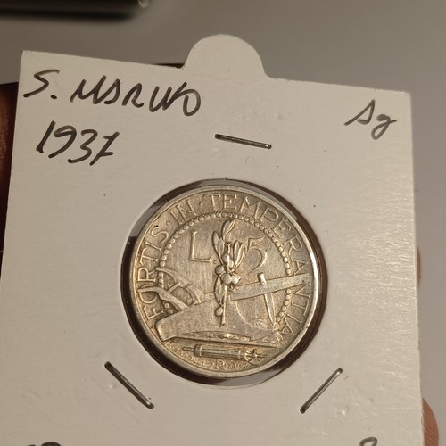 Silver coin repubblica san - silver, di