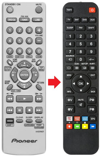 Telecomando adatto per pioneer - adatto,