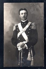 Cartolina Fotografica Militare Ufficiale Carabinieri  Divisa Parata 1914 (FT25)