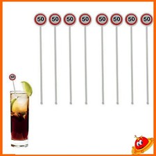 Miscelatore drink Stirrer Bevande Agitatore per Cocktail Compleanno 50 anni 