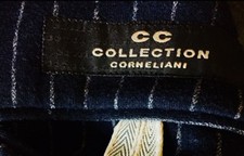 Giacca Corneliani Blu Gessato Tg.48