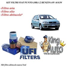 KIT FILTRI UFI TAGLIANDO FIAT