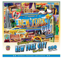 Greetings from new york puzzle - new,