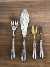 set 4 Posate Miste Placcate