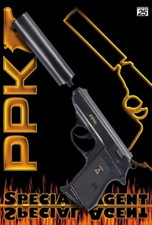 Agente speciale 25 PPK con silenziatore