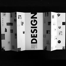 Dieter Rams, Otl Aicher, Anton Stankowski. Pieghevole della mostra sul design